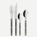 Bestekset, 24 stuks,-Bistrot, Dark grey - Sabre Paris