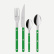 Bestekset, 24 stuks,-Bistrot, Garden green - Sabre Paris