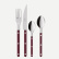 Bestekset, 4 stuks,-Bistrot Pearly, Aubergine - Sabre Paris