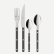 Bestekset, 4 stuks,-Bistrot Pearly, Dark grey - Sabre Paris