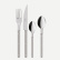 Bestekset, 4 stuks,-Bistrot Pearly, Grey - Sabre Paris