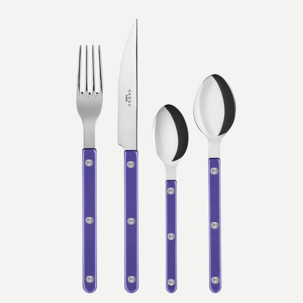 Bestekset, 4 stuks,-Bistrot Pearly, Purple - Sabre Paris in de groep Tafelschikking / Bestek / Bestek bij The Kitchen Lab (2195-32365)