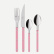 Bestekset, 4 stuks,-Bistrot Pearly, Soft pink - Sabre Paris