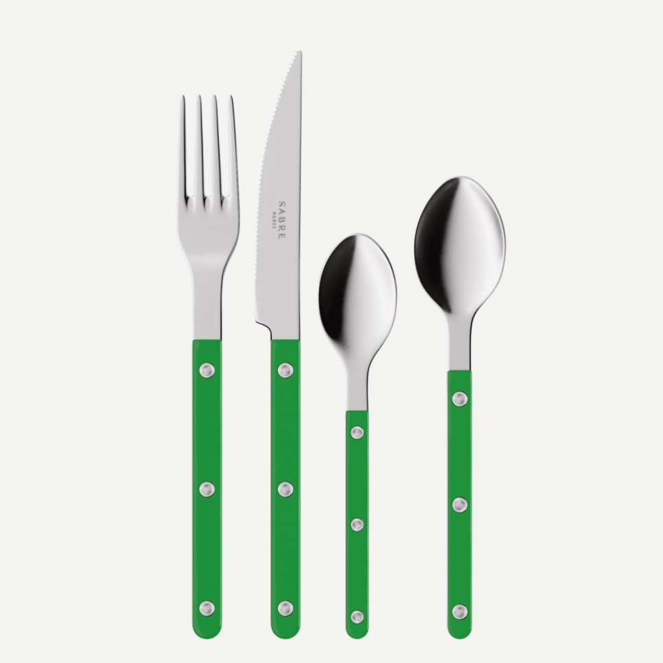Bestekset, 4 stuks,-Bistrot, Garden green - Sabre Paris in de groep Tafelschikking / Bestek / Bestek bij The Kitchen Lab (2195-32375)