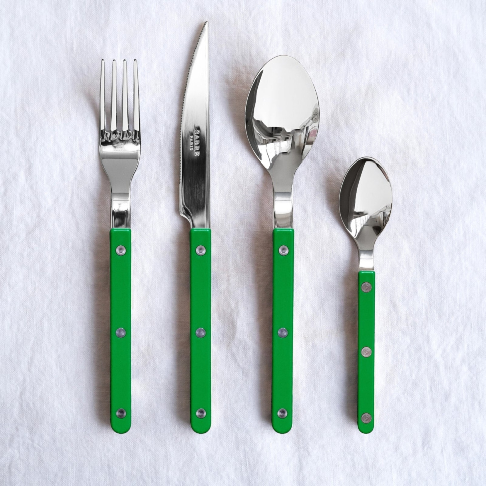 Bestekset, 4 stuks,-Bistrot, Garden green - Sabre Paris