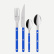 Bestekset, 4 stuks,-Bistrot, Lapis blue - Sabre Paris