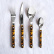 Bestekset, 4 stuks, Bistrot Tortoise - Sabre Paris