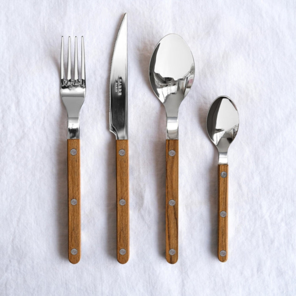 Bestekset, 24-delig, Bistrot Teak - Sabre Paris