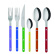 Bestekset, 24-delig, Bistrot, Gemengde kleuren - Sabre Paris