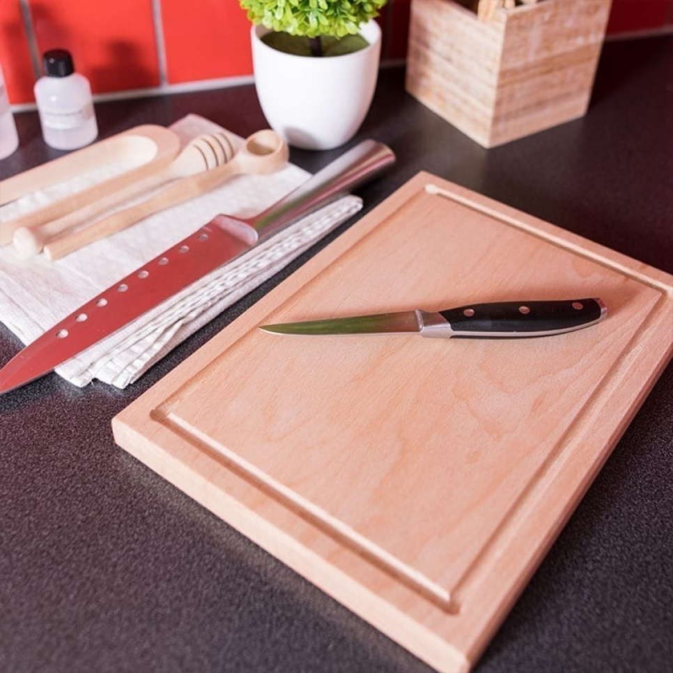 Trancheerplank in geoliede beuk, 30x21 cm - AT-Line