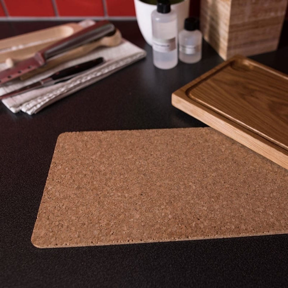 Kurk onderlegger voor plankstek plank, 32x17 cm - AT-Line
