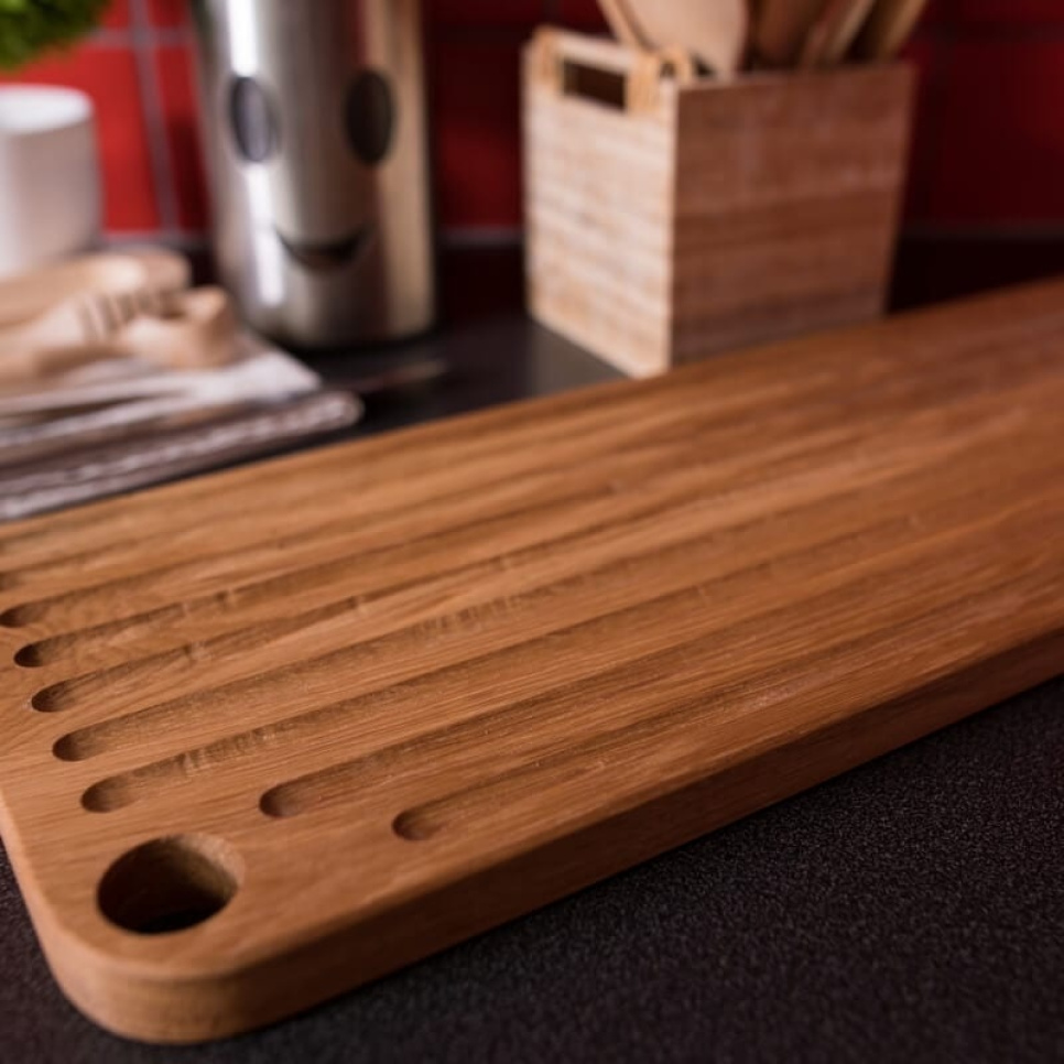 Broodsnijplank in geoliede eik, Brunch - AT-Line