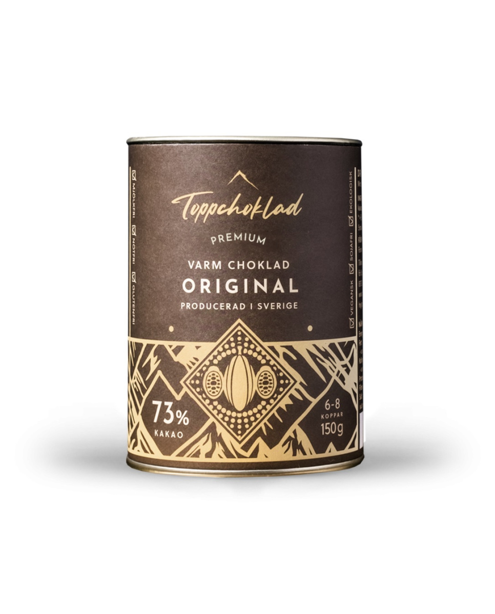 Powder for hot chocolate, Original, 150g - Toppchoklad in de groep Koken / Koloniaal bij The Kitchen Lab (2214-32986)