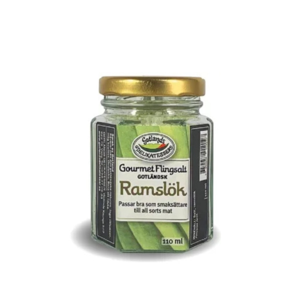 Ramson salt, 75g - Gotlands Delikatesser in de groep Koken / Specerijen & Smaakstoffen / Zout bij The Kitchen Lab (2214-32987)