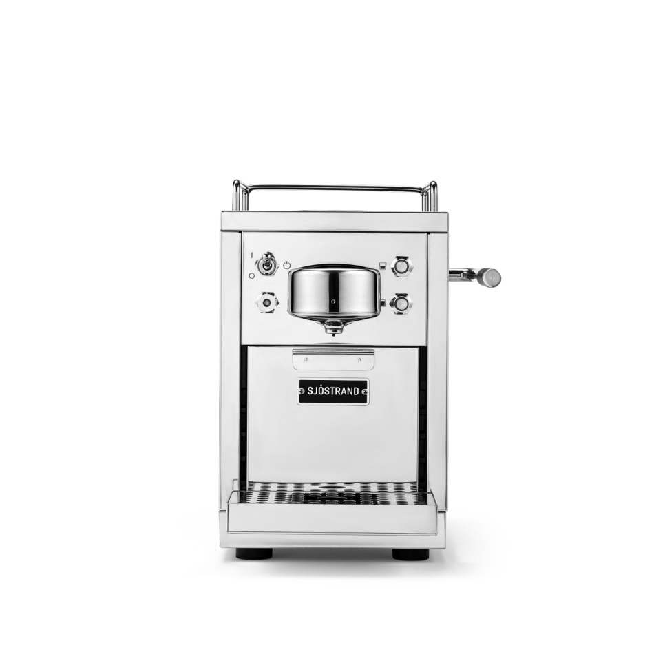 Capsule-machine, de originele espresso-capsule-machine, roestvrij staal - Sjöstrand