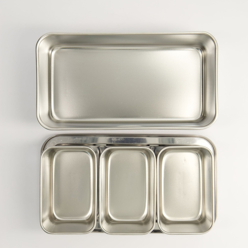 Japanse roestvrijstalen miniboxen