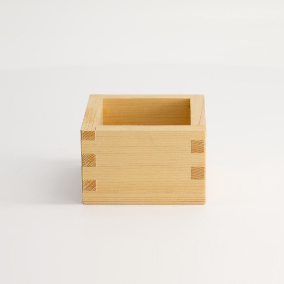 Masu, houten sakekopje, 8 x 8 cm