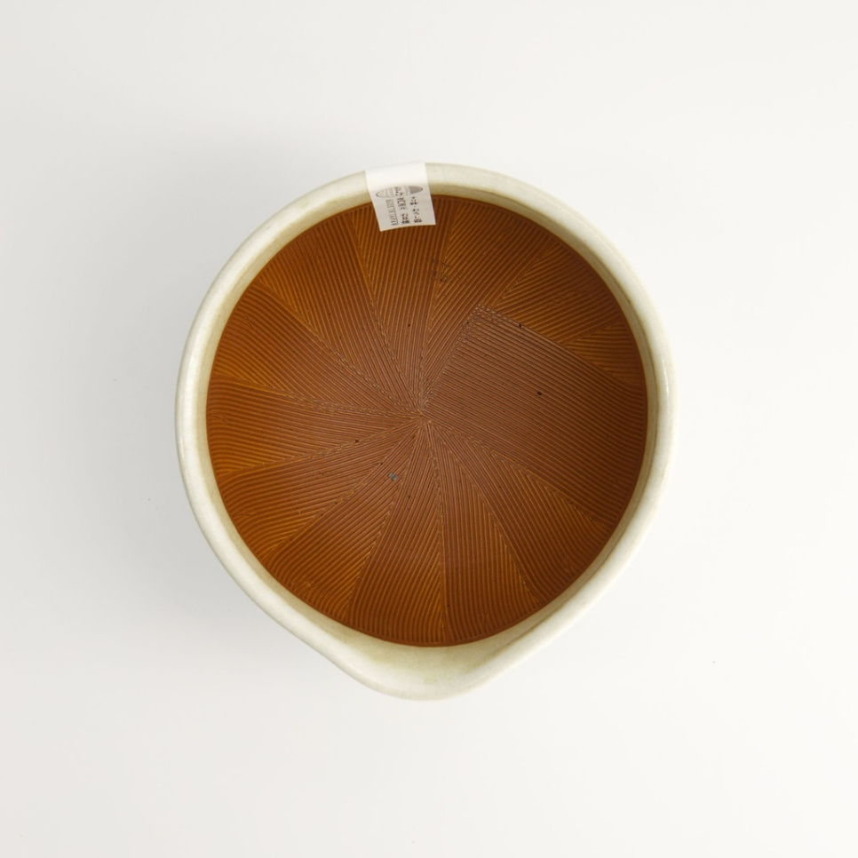 Japanse vijzel, Suribachi, Wit 15,5 cm