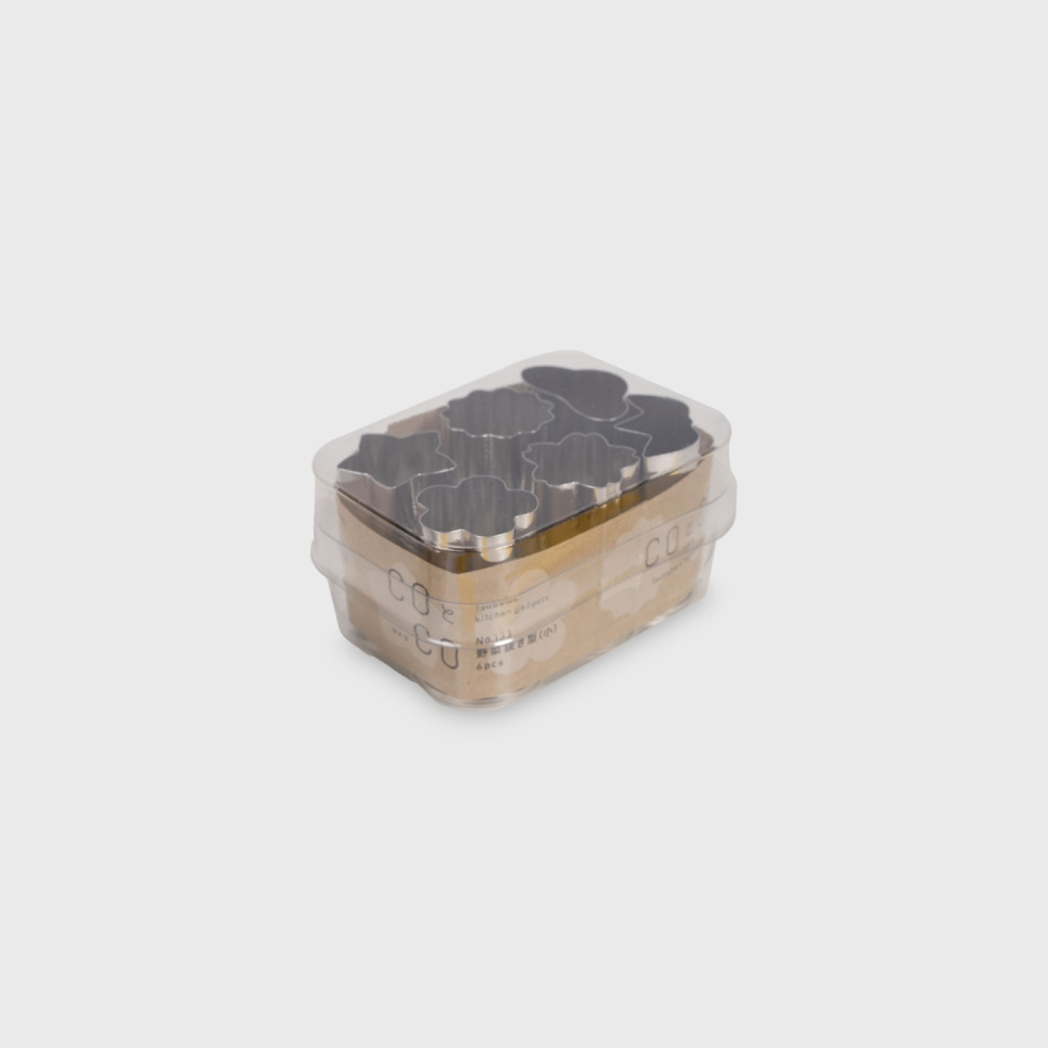 Japanse groentestempelvormen, 6-pack, klein - Queen Rose