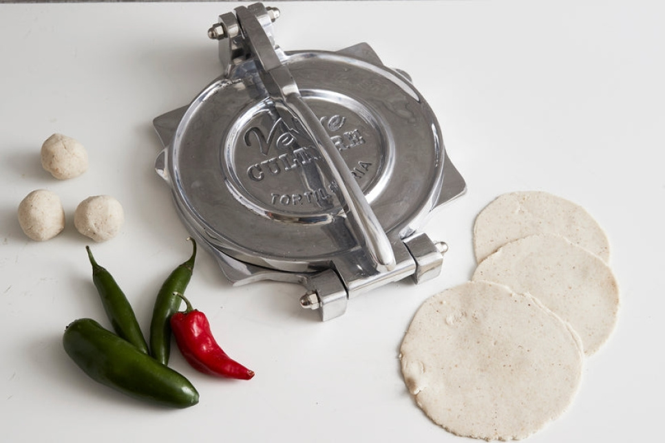 Grote tortillapers van aluminium - Verve Culture