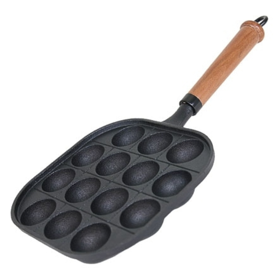 Japanse takoyaki-pan van gietijzer, 14 gaten in de groep Koken / Keukengerei / Aziatische keuken bij The Kitchen Lab (2253-35220)