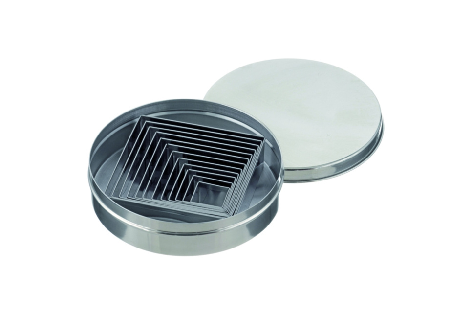 Vierkante uitstekers, set van 9 stuks - Schneider in de groep Bakken / Bakgerei / Snijders & bakringen bij The Kitchen Lab (2254-33776)