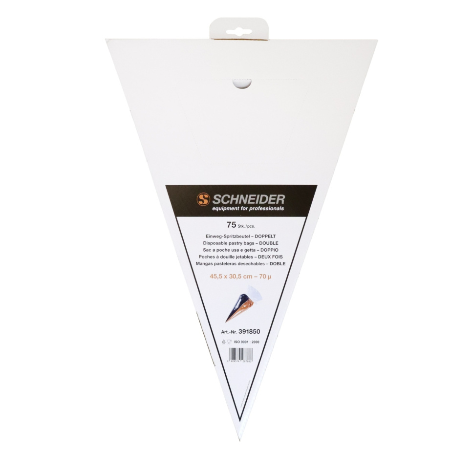 Spuitzakken voor twee vullingen, 75-pak - Schneider in de groep Bakken / Bakgerei / Snijders & bakringen bij The Kitchen Lab (2254-33850)