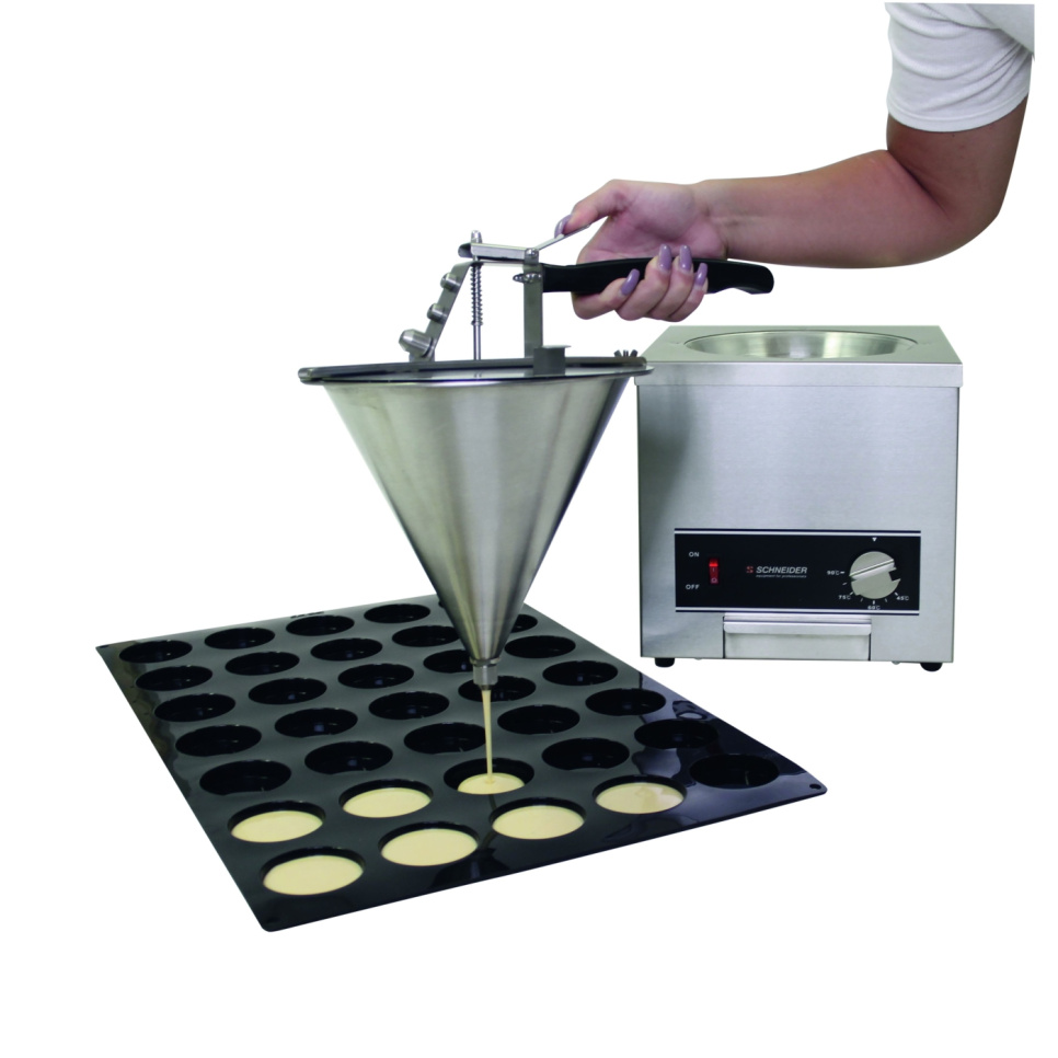 Sausspuit met elektrisch verwarmingsstation - Schneider