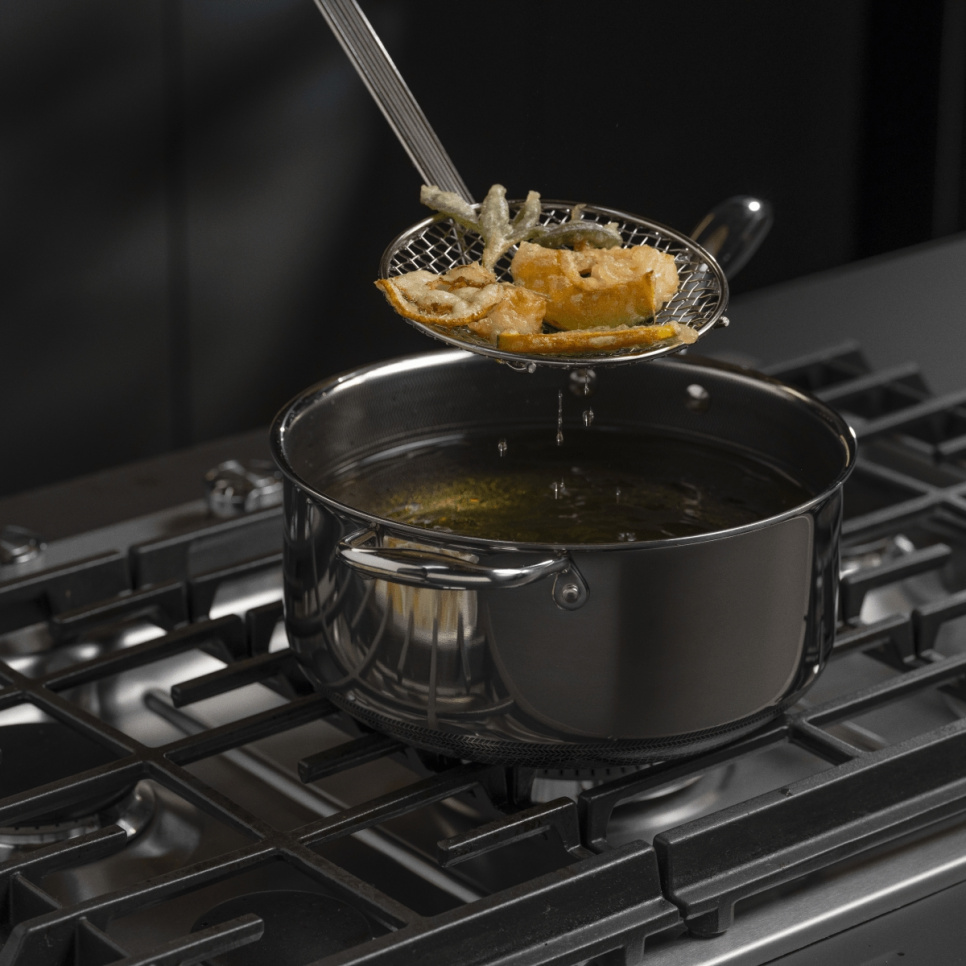 Steelpan met glazen deksel, anti-aanbak, 4,7 L - Hexclad