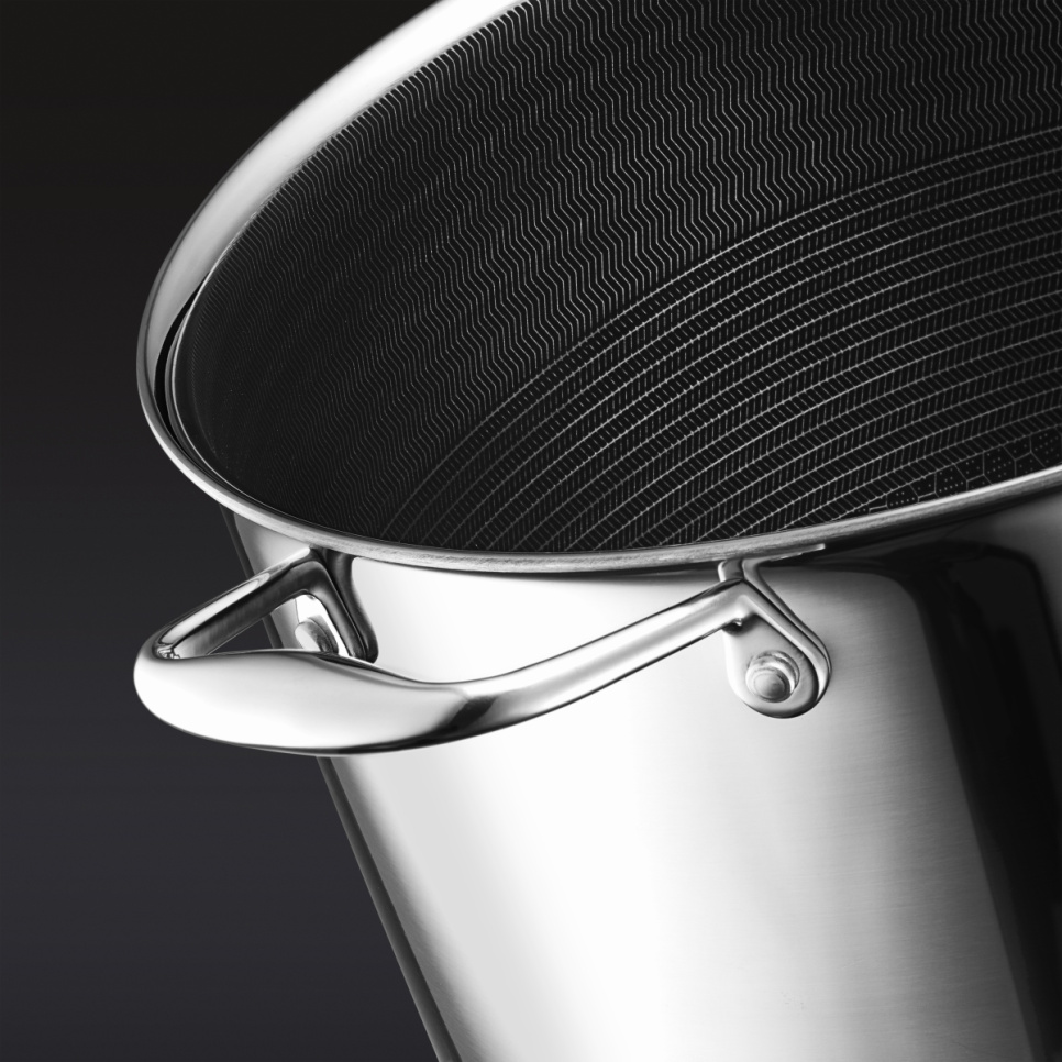 Kookpan met glazen deksel, anti-aanbak, 9,5 L - Hexclad