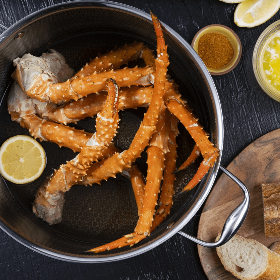 Kookpan met glazen deksel, anti-aanbak, 9,5 L - Hexclad