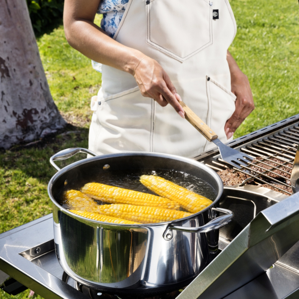 Kookpan met glazen deksel, anti-aanbak, 9,5 L - Hexclad