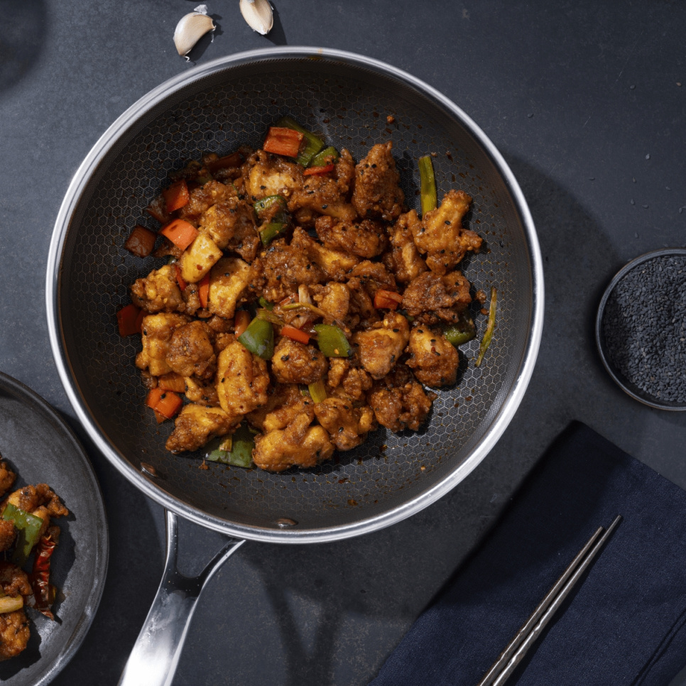 Wokpan, anti-aanbak, 30 cm - Hexclad