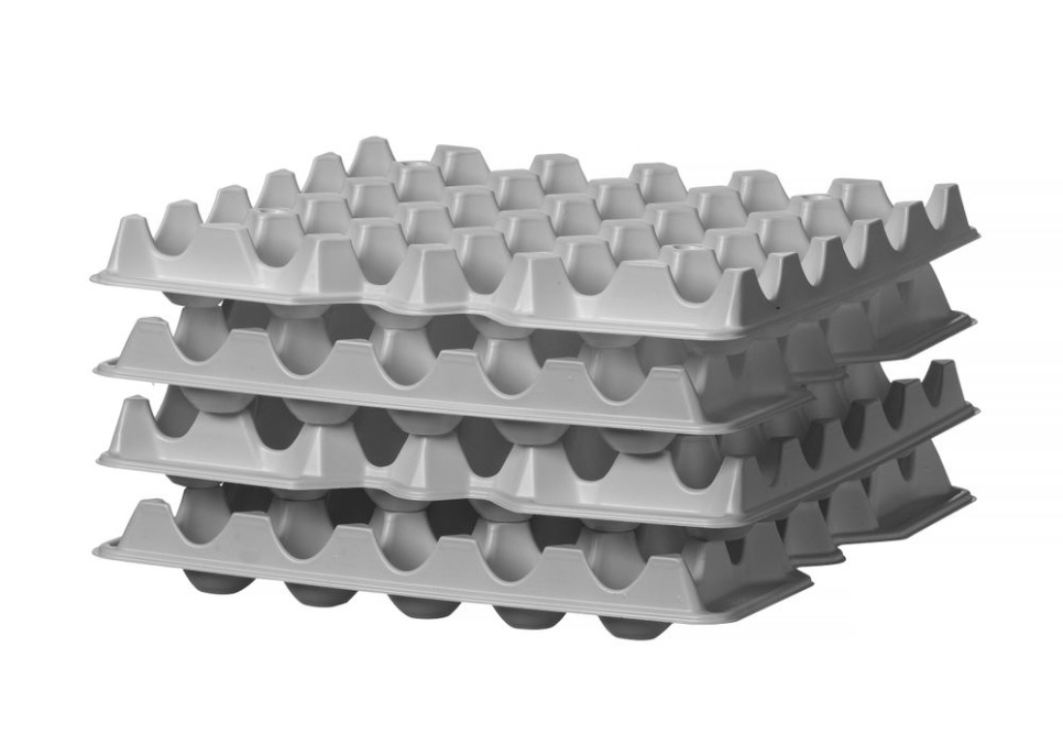 Plastic eierbakje, 4-pack - Hendi