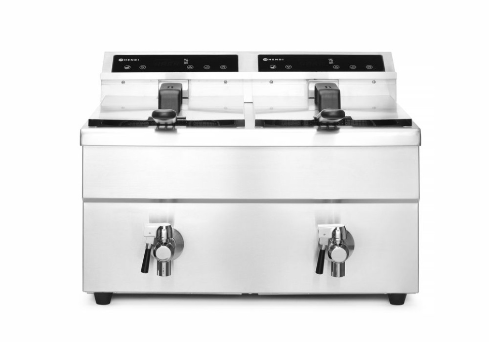 Inductiefrituur 2 x 8 L, Profi Line - Hendi in de groep Keukenapparatuur / Verwarming & Koken / Deep fryers bij The Kitchen Lab (2294-34688)