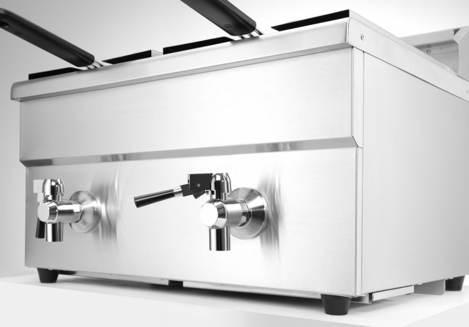 Inductiefrituur 2 x 8 L, Profi Line - Hendi