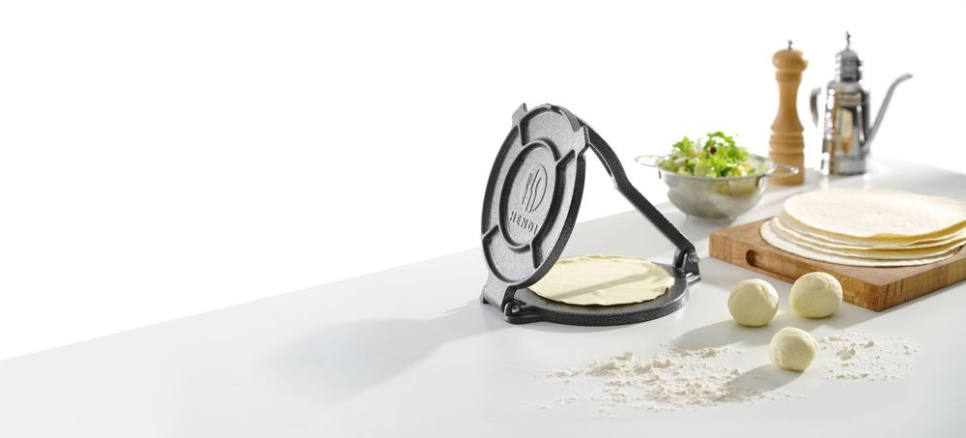 Tortillapers in gietijzer, 20 cm - Hendi