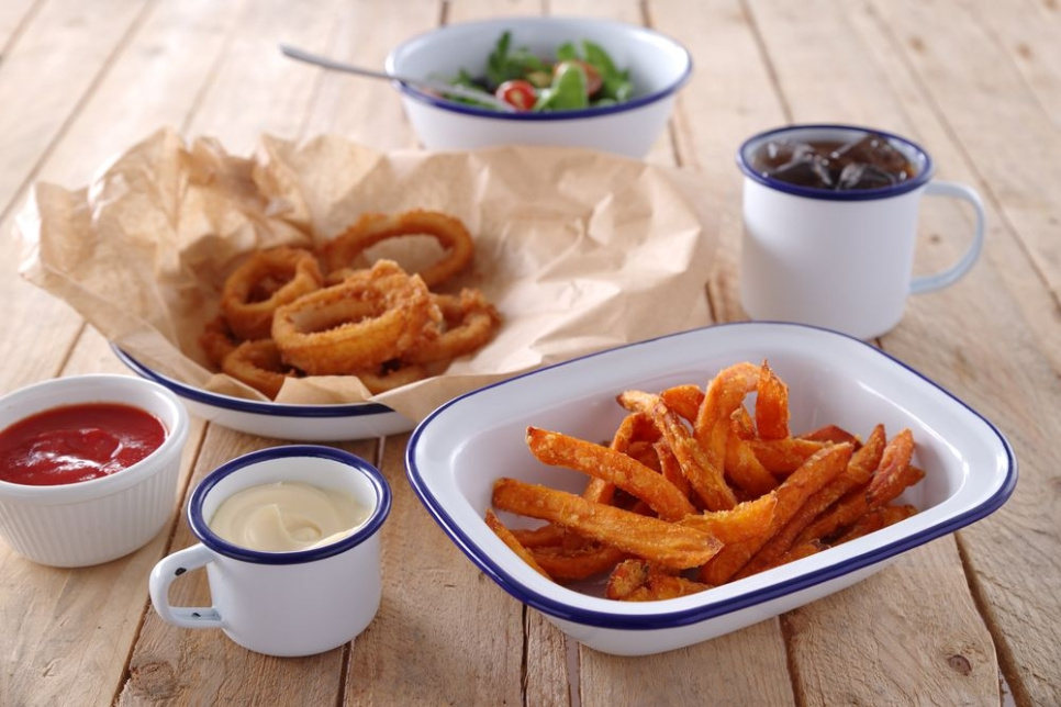 Geëmailleerde kom, 17,5 x 13 cm - Hendi