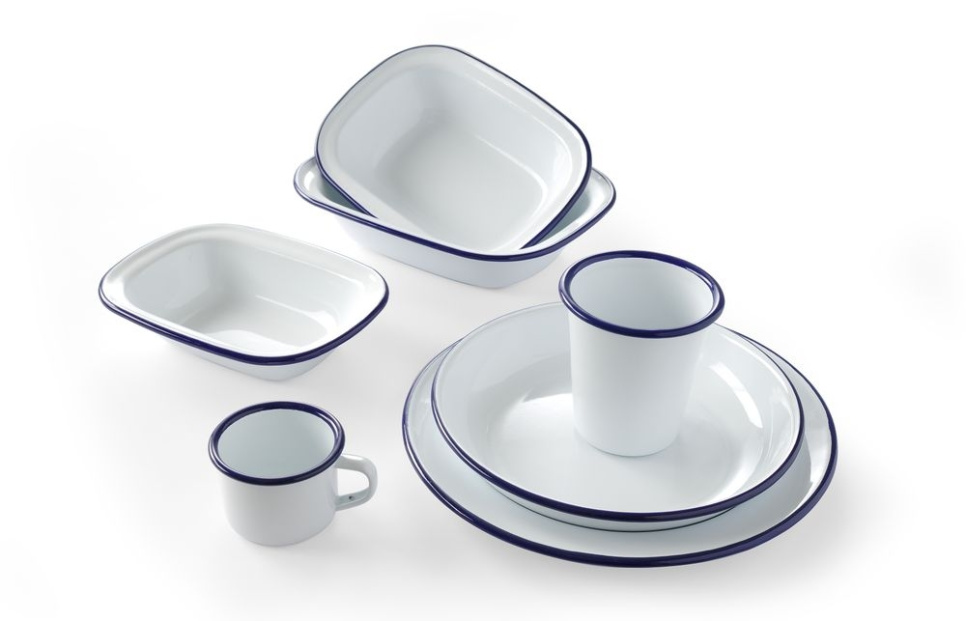 Geëmailleerd diep bord, 22 cm - Hendi