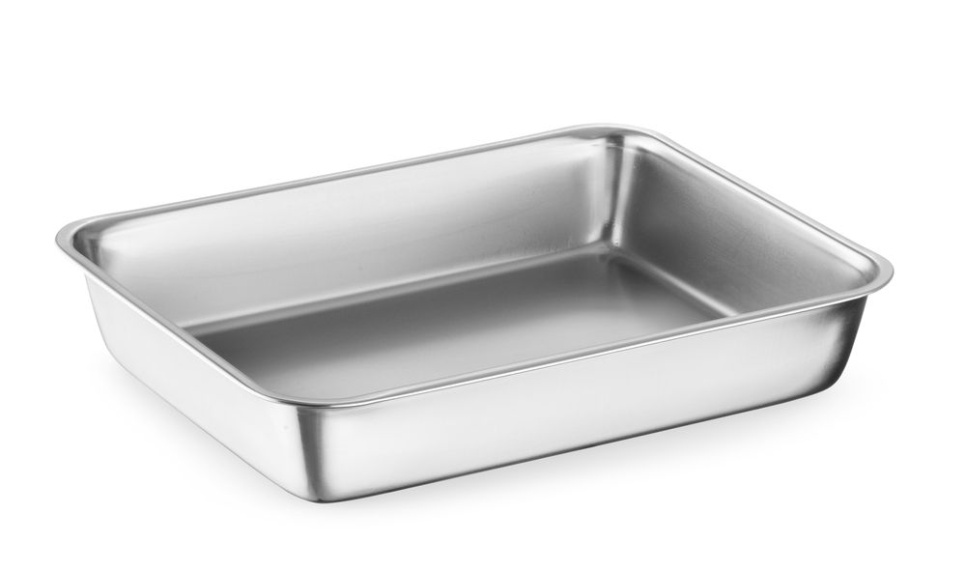 Roestvrij stalen dienblad, diep - Hendi