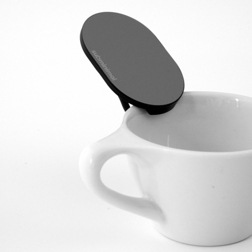 Subminimal UpShot espressospiegel, zwart