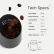Subminimal SubScale espressoweegschaal, zwart