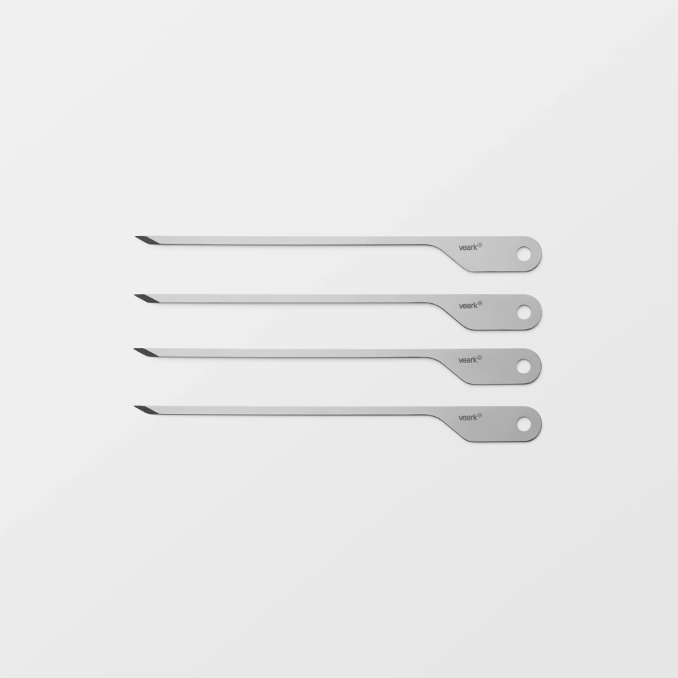 Grilpennen 4-pack, SKW20 - Veark in de groep Barbecues, Fornuizen & Ovens / Barbecue accessoires / Barbecuespies bij The Kitchen Lab (2324-36547)